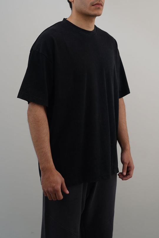 CHARCOAL VINTAGE WASH TEE