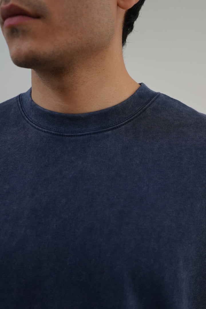 NAVY VINTAGE WASH TEE