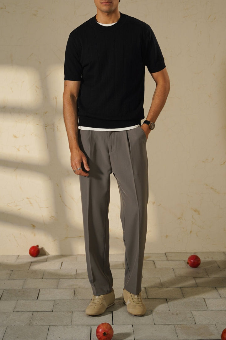 BLACK DROP NEEDLE TEE