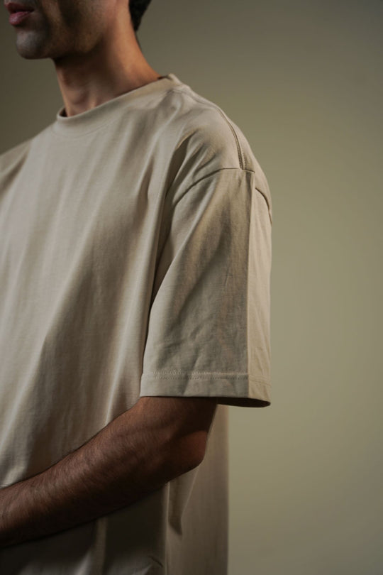 BEIGE BASIC TEE