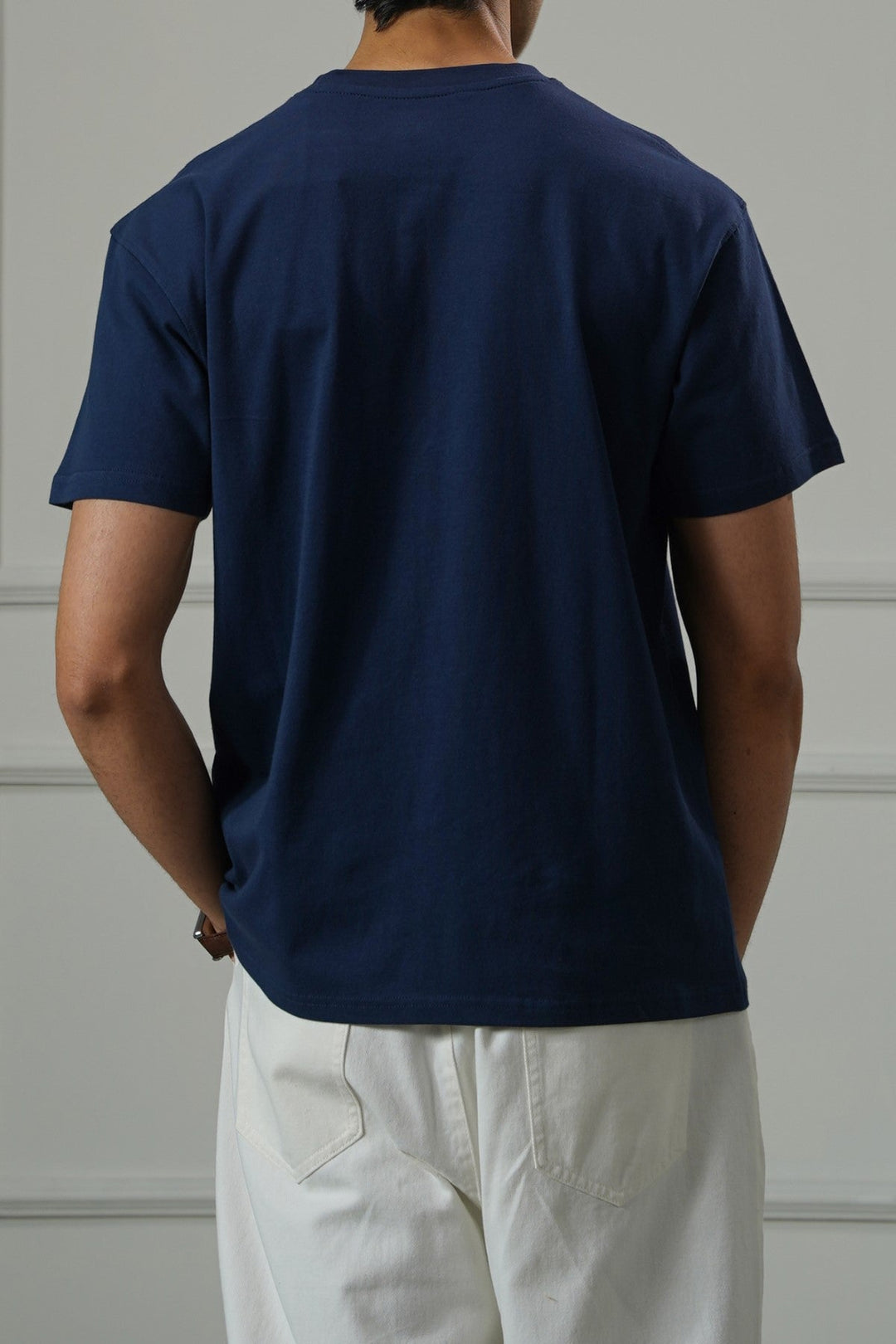 NAVY SLIMFIT TEE