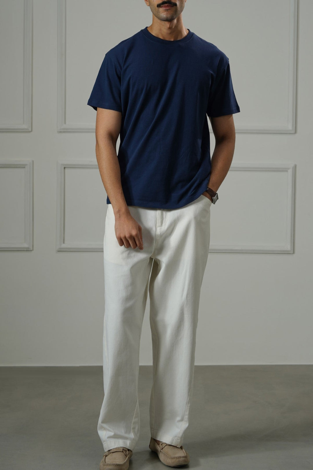 NAVY SLIMFIT TEE