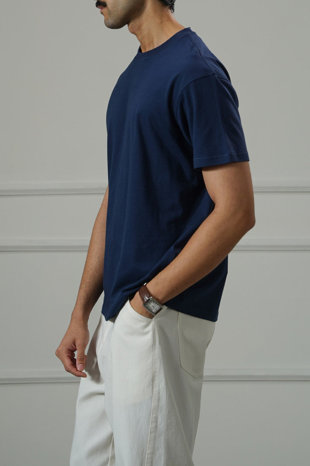 NAVY SLIMFIT TEE