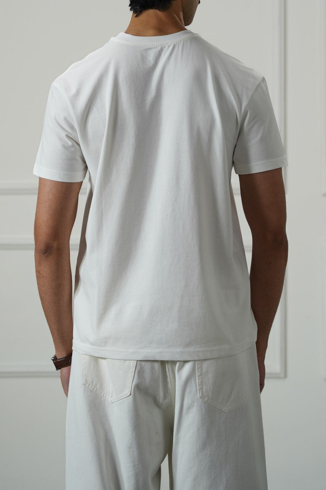WHITE SLIMFIT TEE
