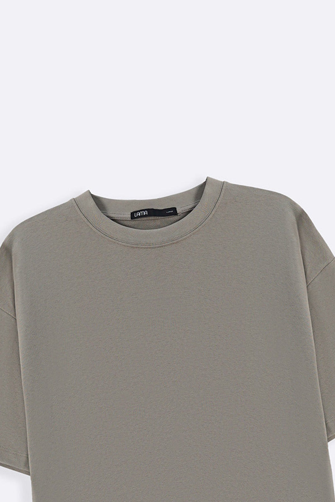 SAND OVERSIZED COTTON TEE