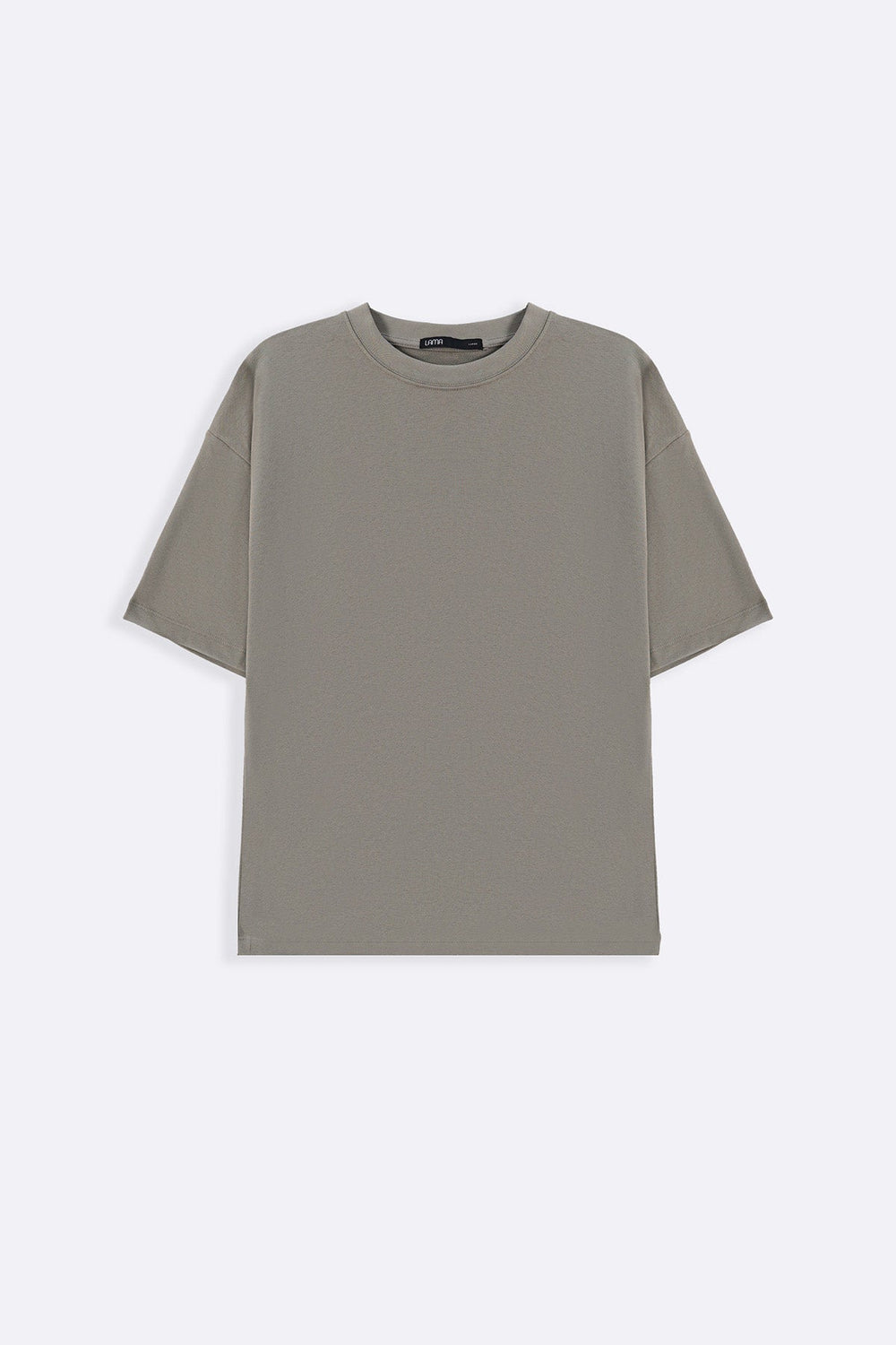 SAND OVERSIZED COTTON TEE