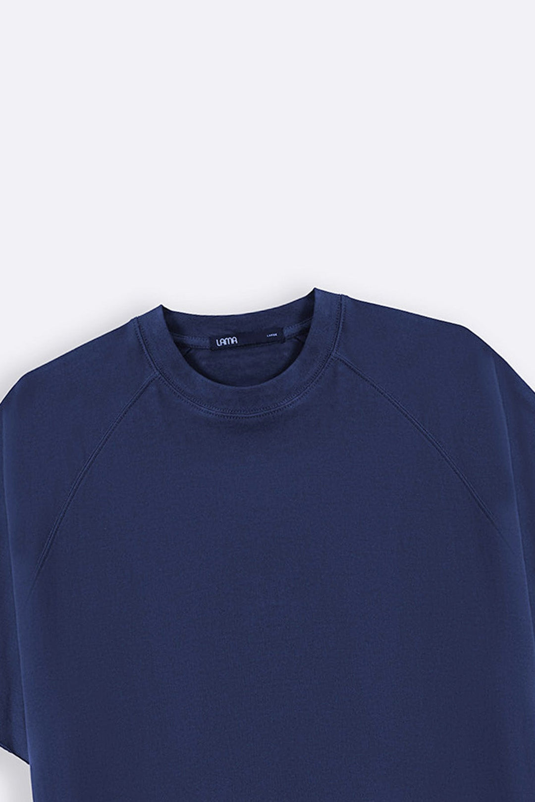 NAVY RAGLAN COTTON TEE