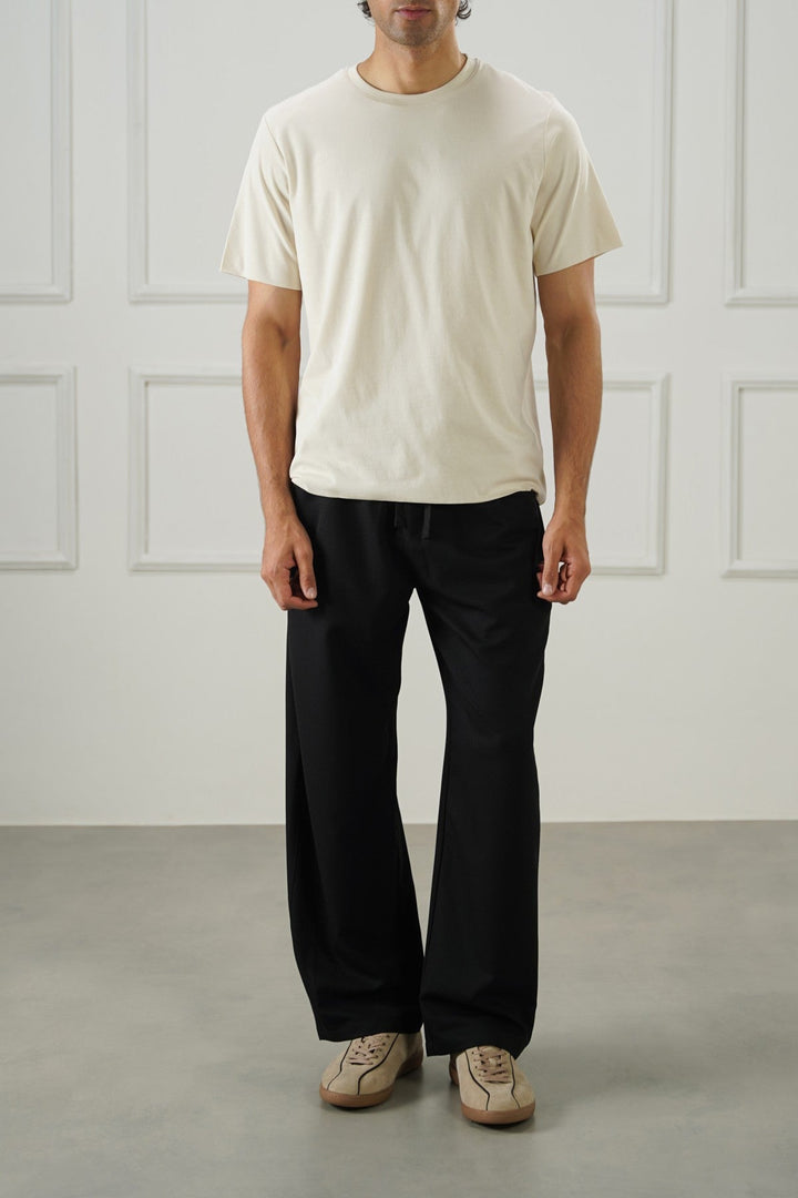 OFF WHITE SEAMLESS DOUBLE-LAYERED TEE