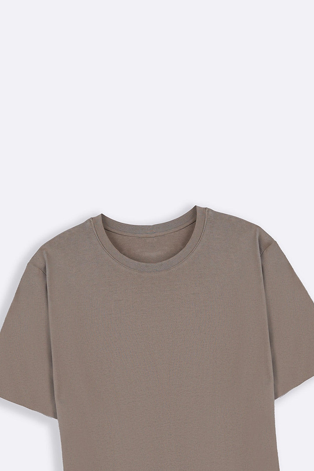 SAND SEAMLESS DOUBLE-LAYERED TEE
