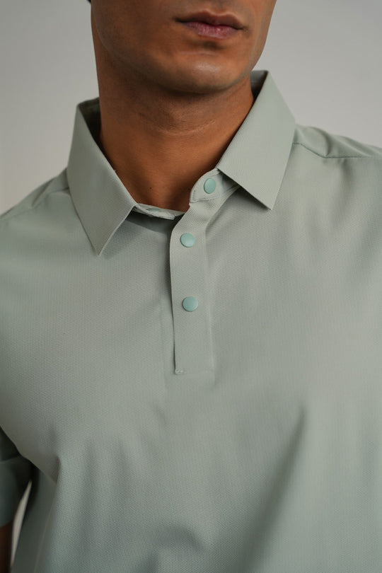 SEA GREEN ESSENTIAL POLO