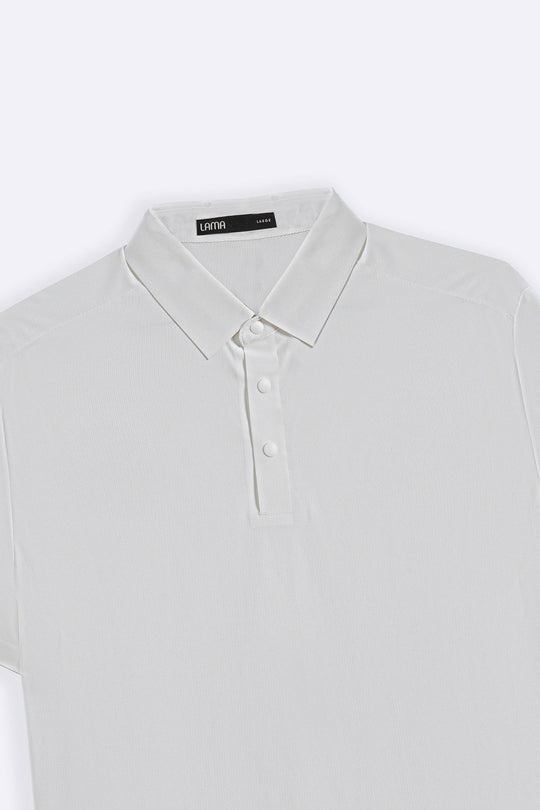 WHITE MINIMALISTIC POLO