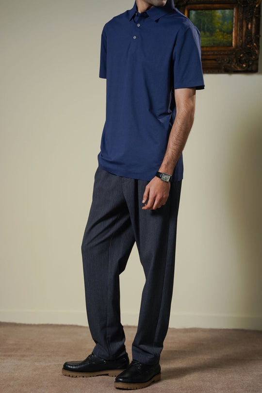 NAVY CLEAN SUMMER POLO