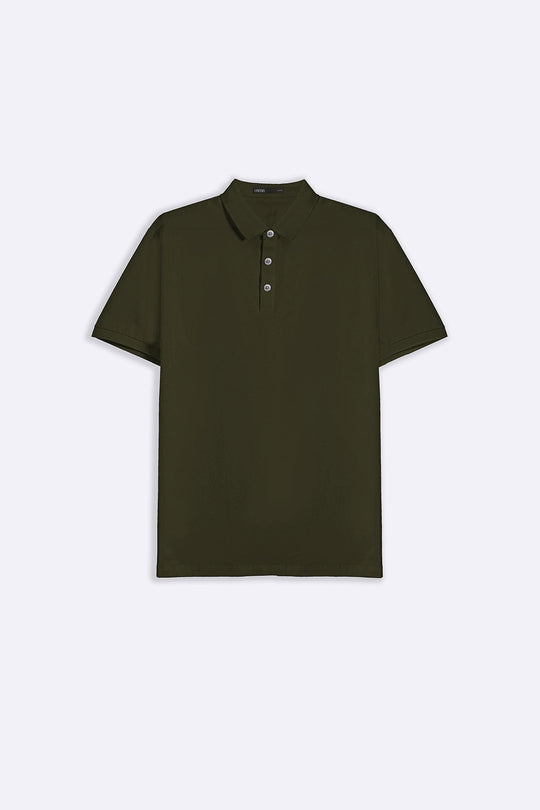 OLIVE PERFORMANCE CORE POLO