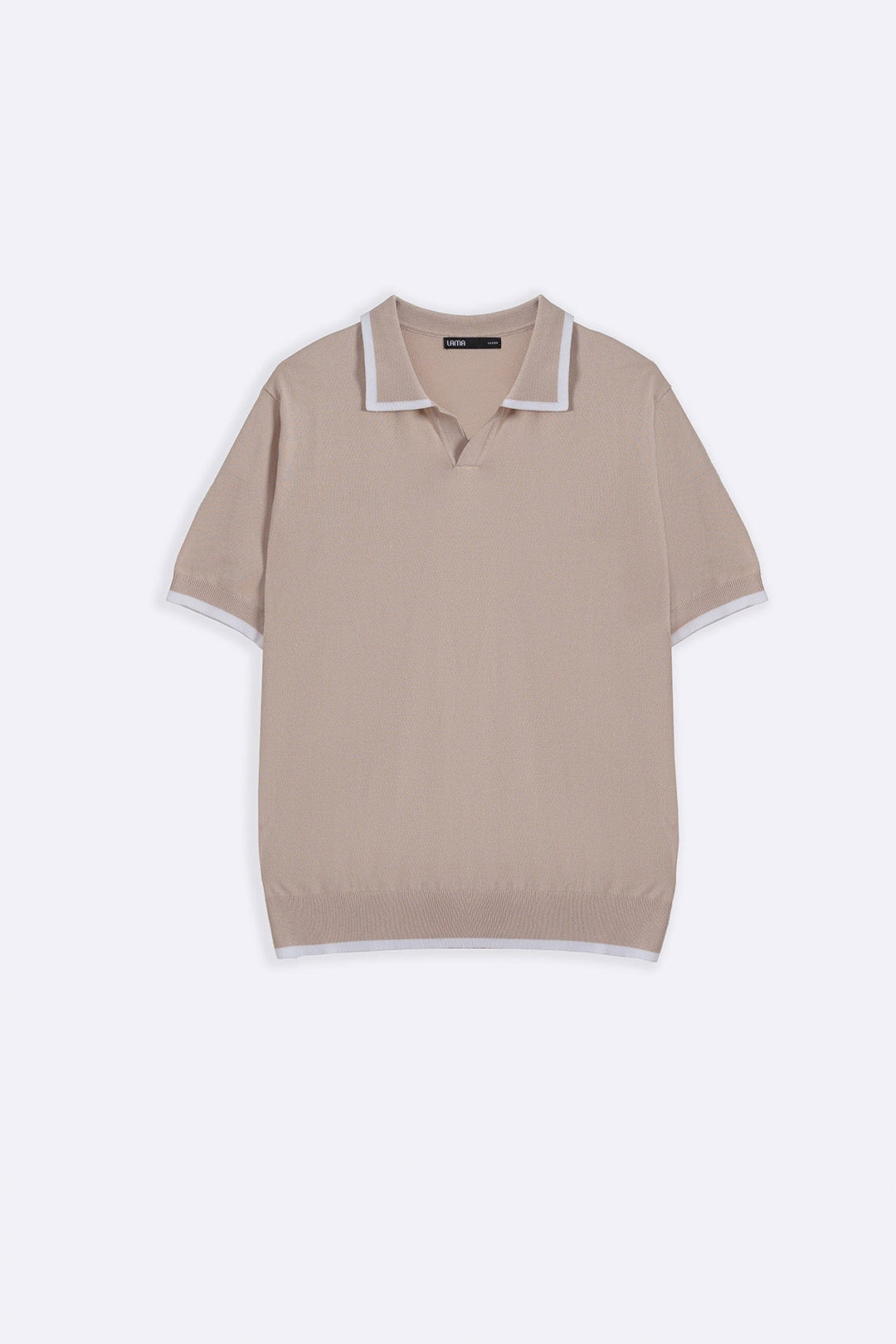 BEIGE EASY KNIT POLO
