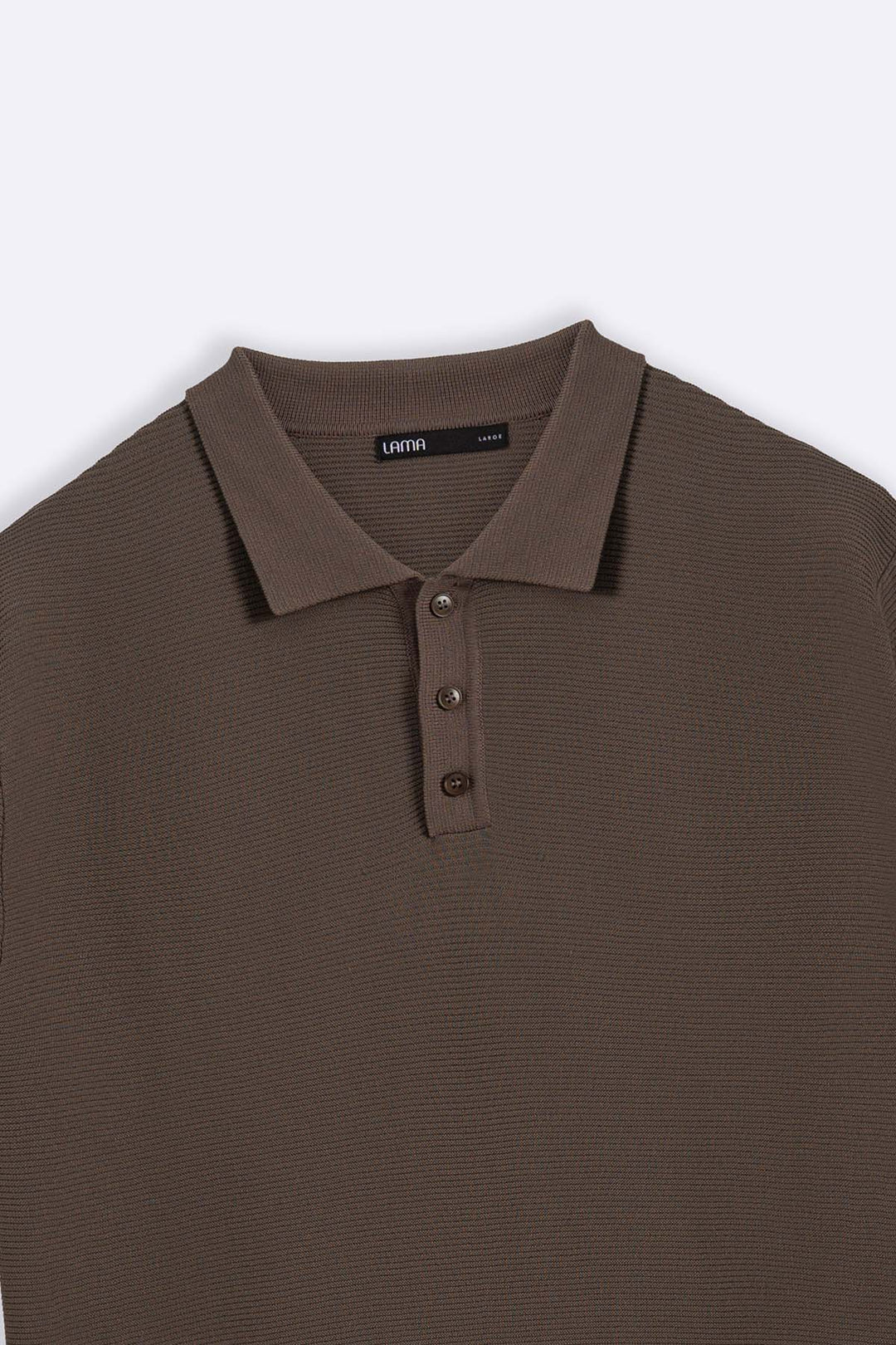 COFFEE TEXTURED POLO