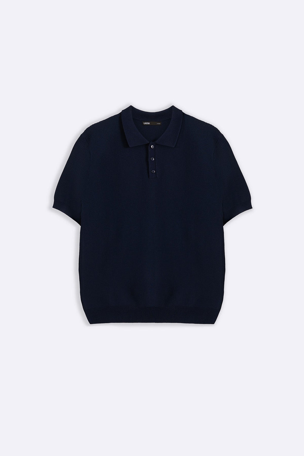 NAVY TEXTURED POLO