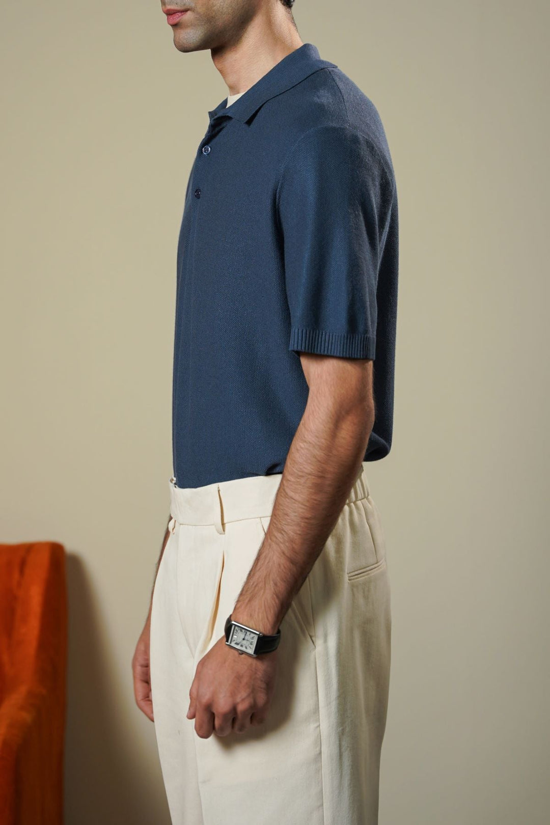 HAZE BLUE EVERYDAY KNIT POLO