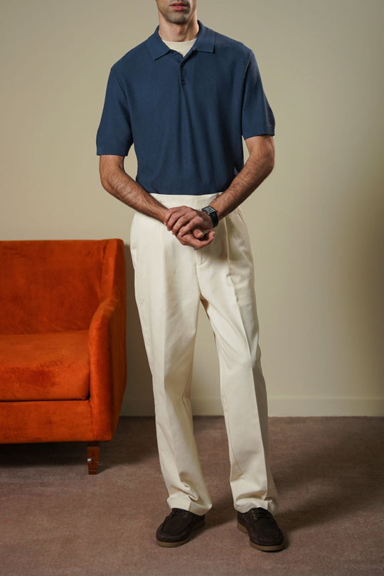 HAZE BLUE EVERYDAY KNIT POLO