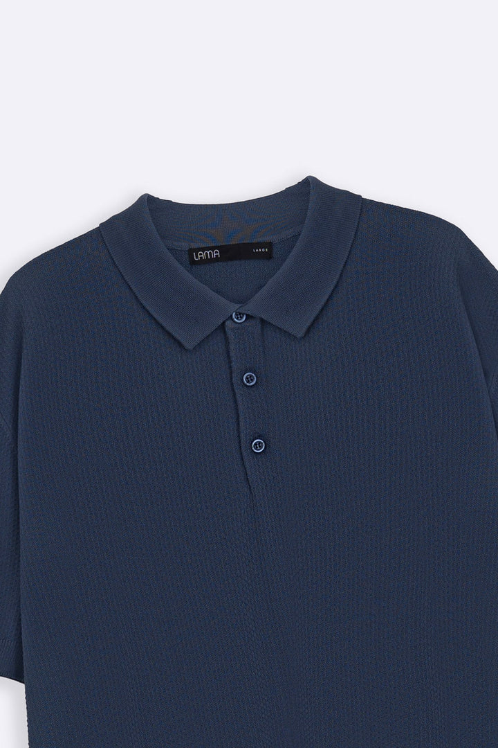 HAZE BLUE EVERYDAY KNIT POLO