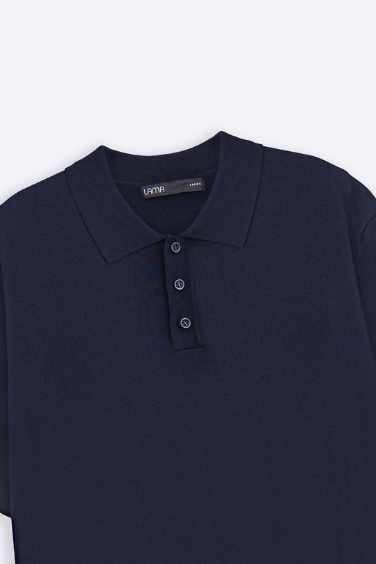 NAVY CASUAL STRIPED TEE