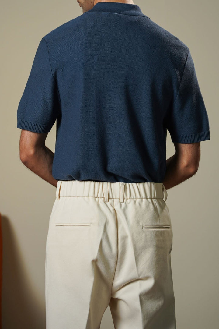BLUE ESSENTIAL POLO