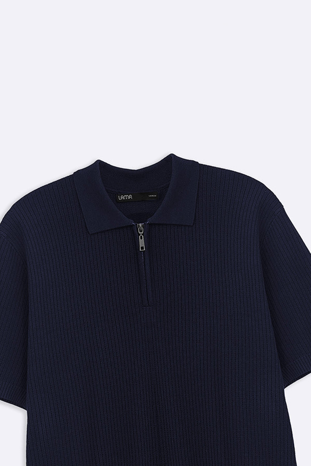 NAVY SOFT WEAVE POLO