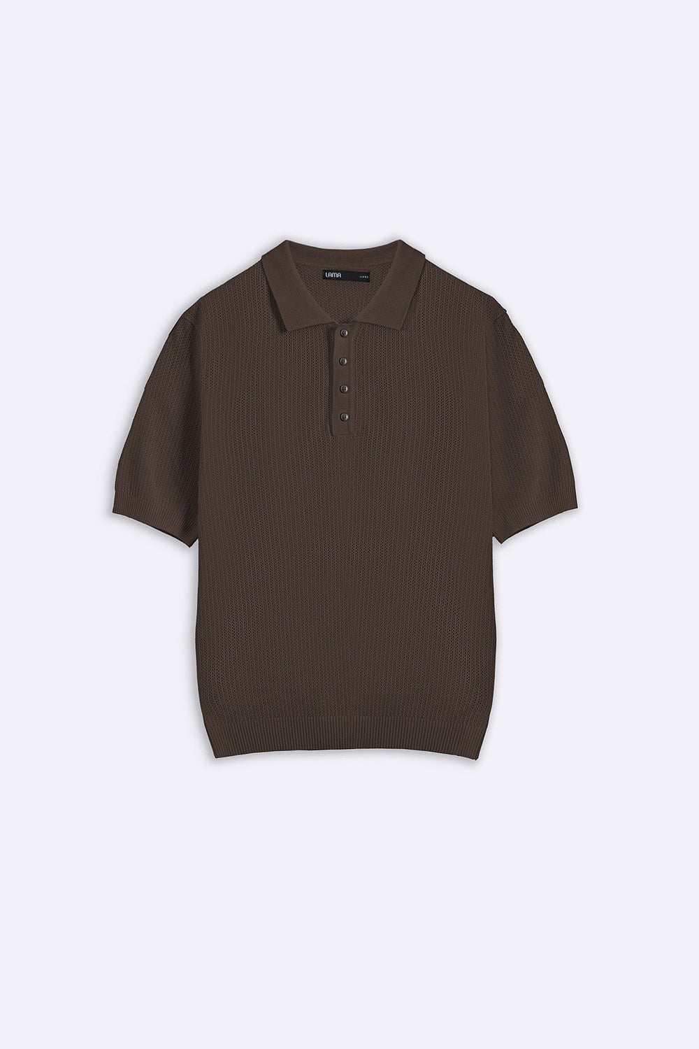 COFFEE TEXTURED POLO