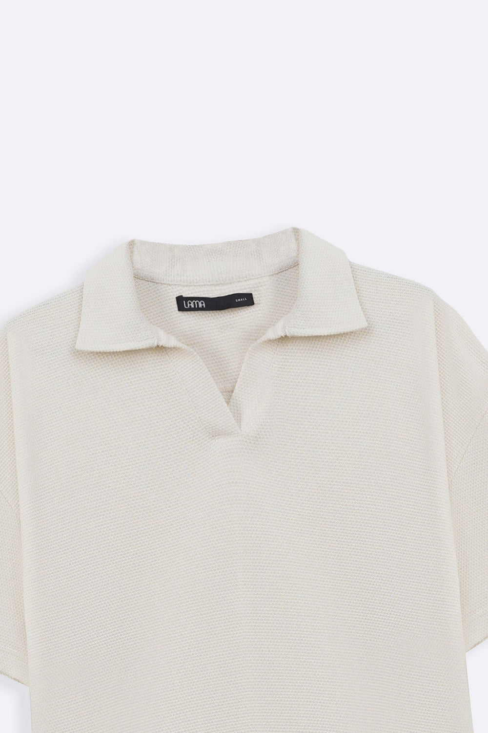 IVORY OPEN COLLAR RESORT POLO