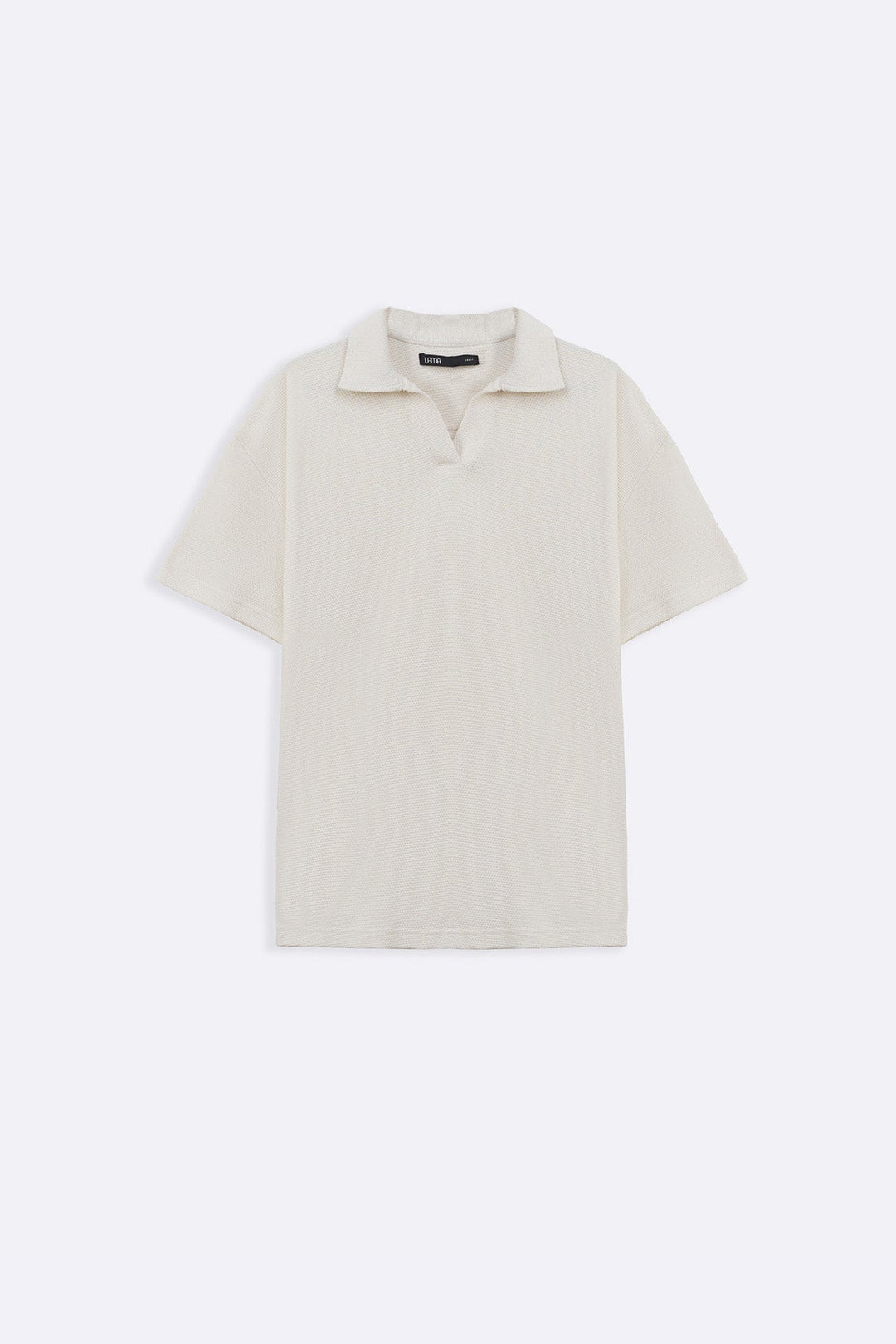 IVORY OPEN COLLAR RESORT POLO