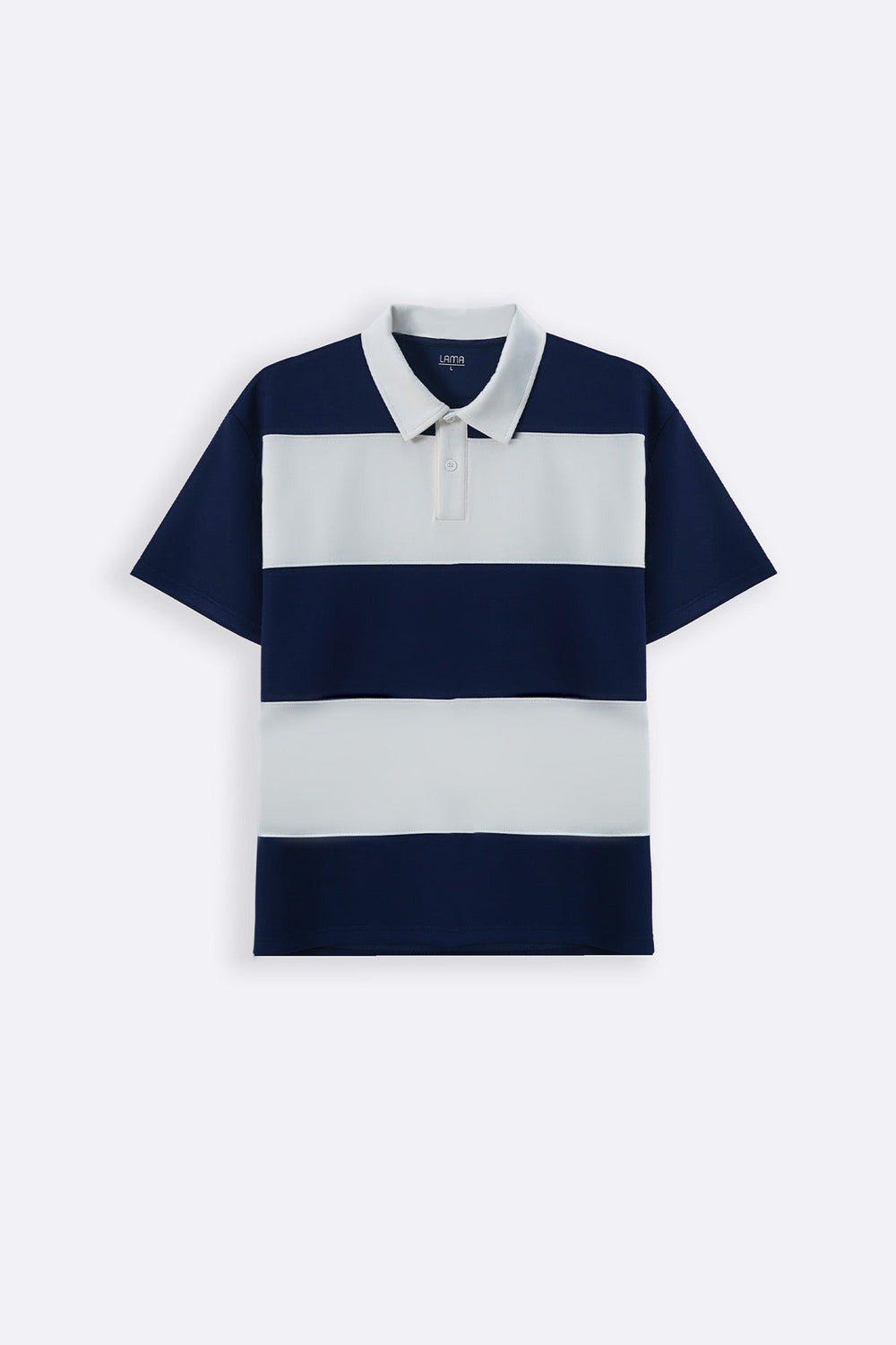 NAVY SOFT RUGBY POLO