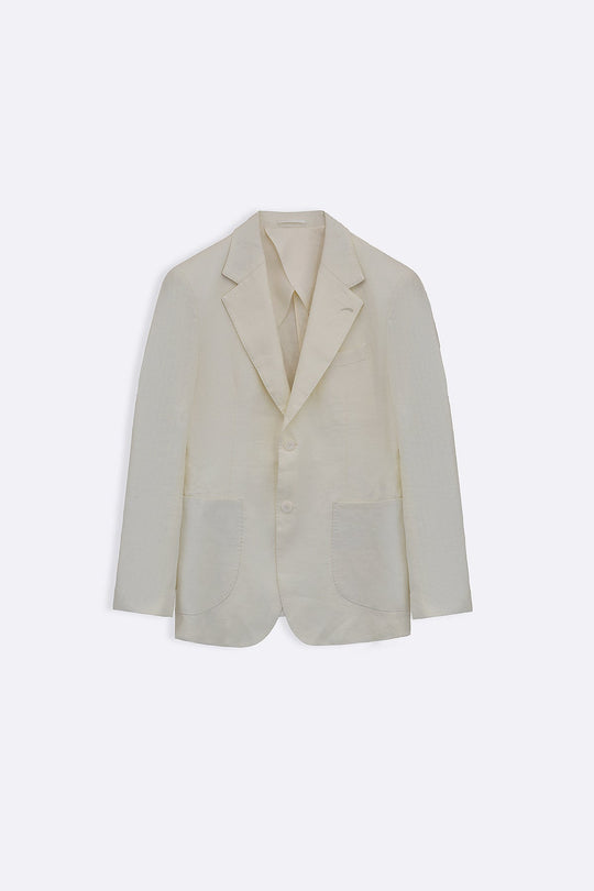 OFF WHITE PREMIUM LINEN BLAZER