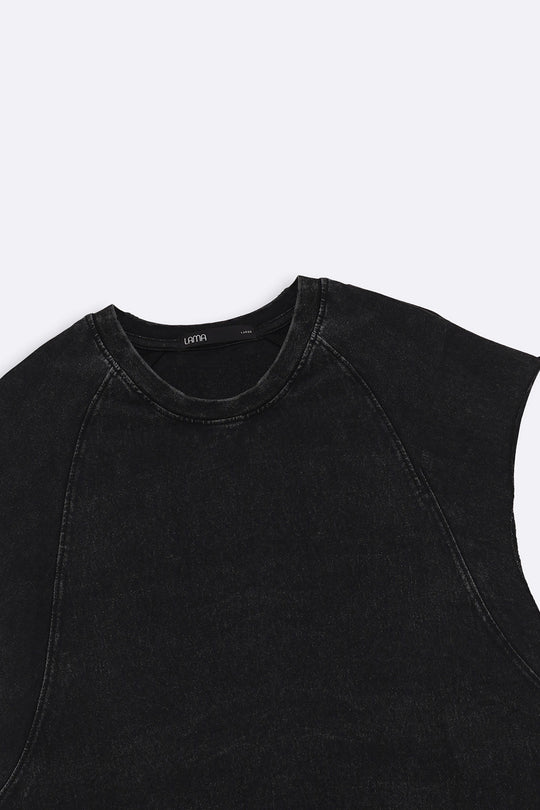 CHARCOAL STREET STYLE TANK TOP