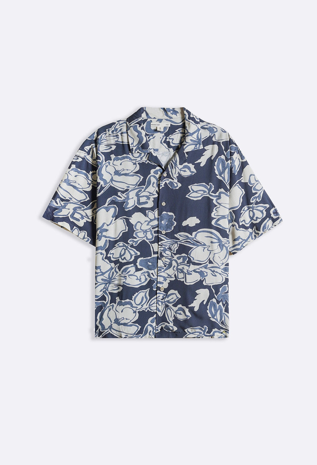 BLUE INK BLOOM SHIRT