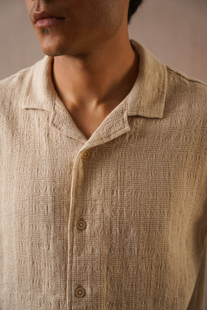 OFF WHITE DUNE TEXTURED SAFARI