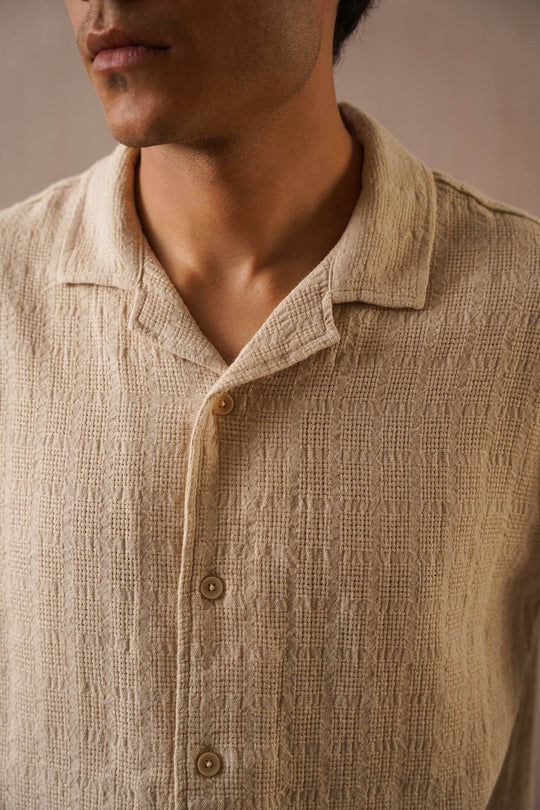 OFF WHITE DUNE TEXTURED SAFARI