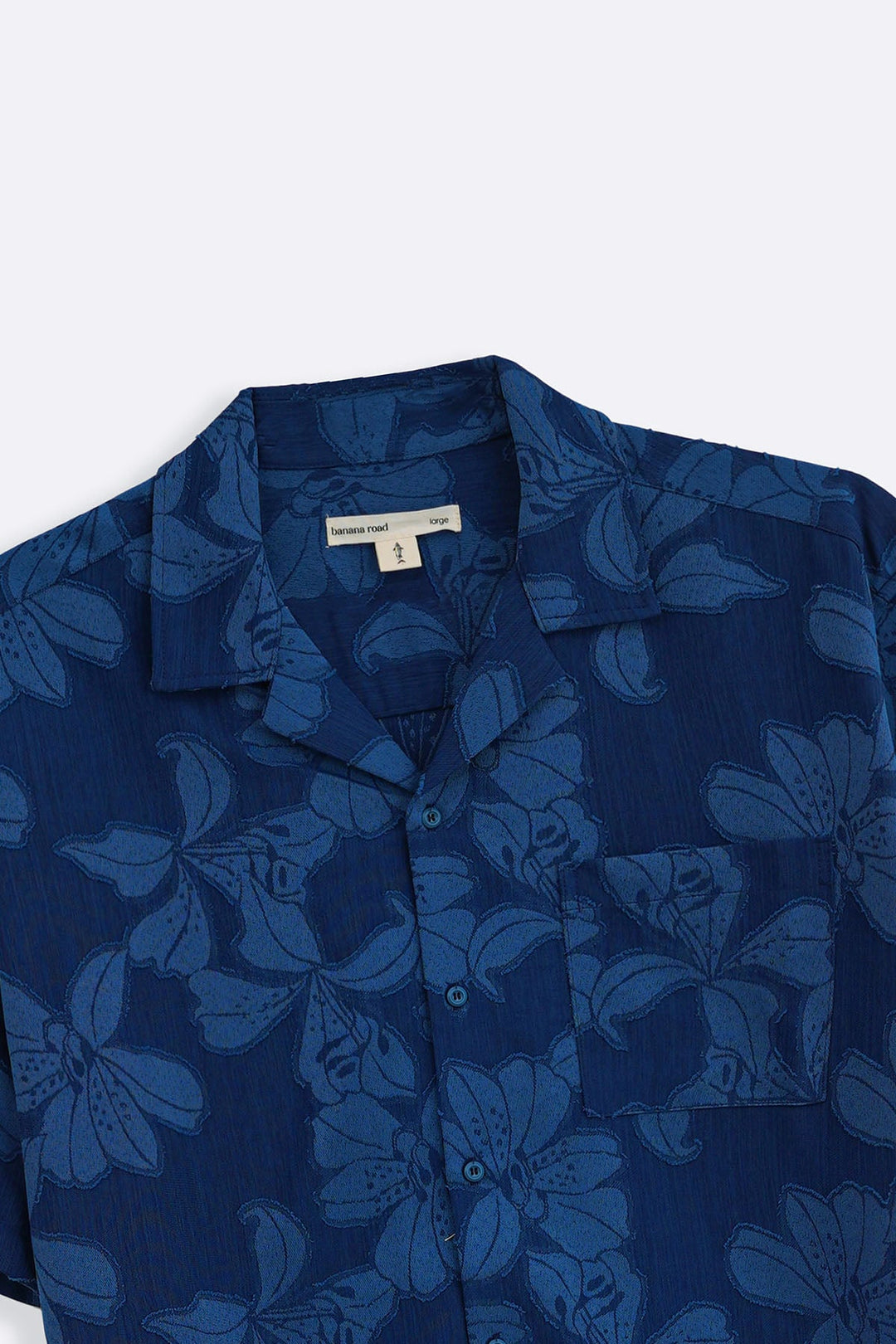 BLUE BLUE PETAL BUTTON DOWN