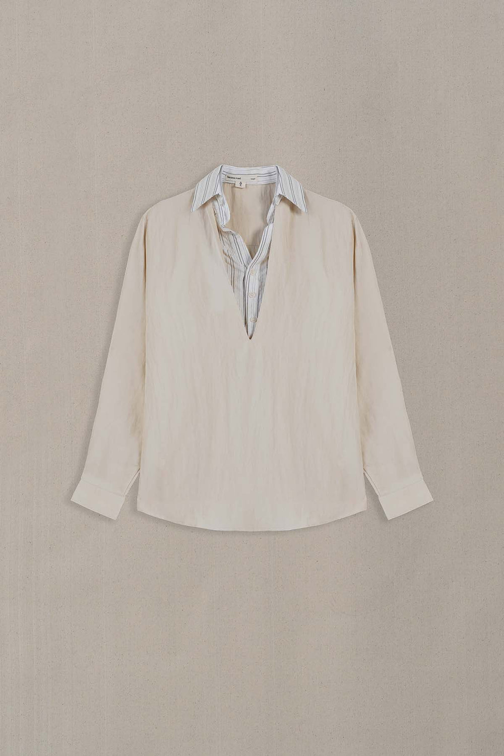 BEIGE HOLIDAY SHIRT