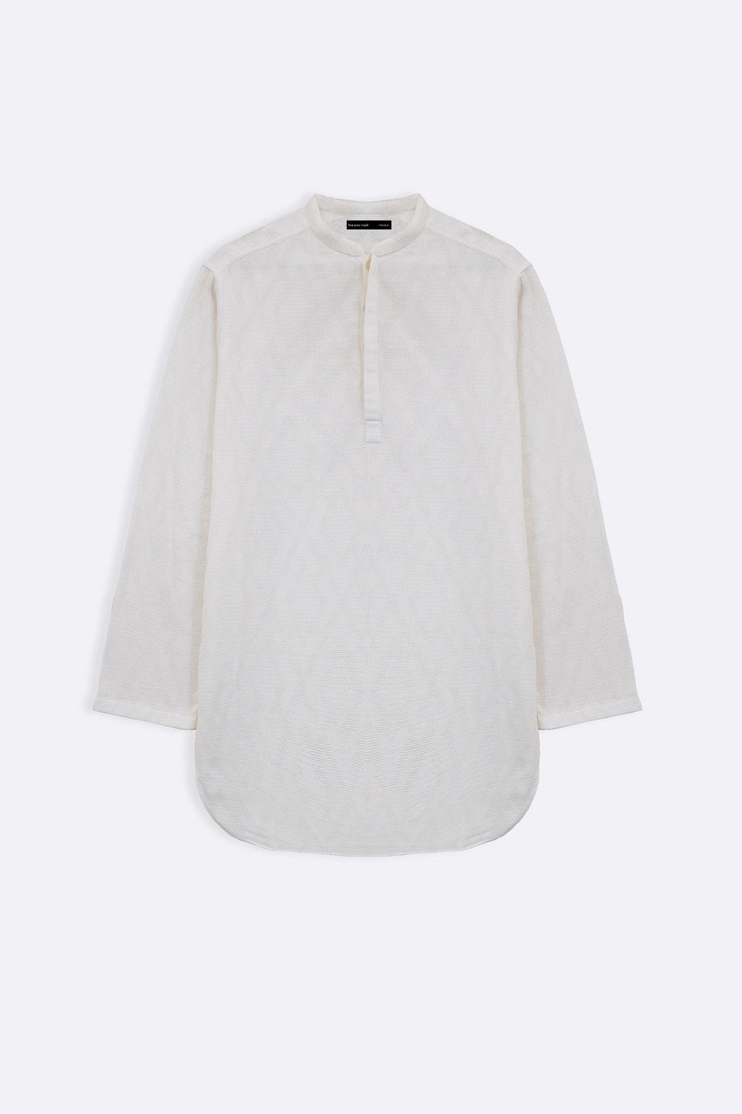 OFF WHITE TEXTURED JACQUARD SHIRT