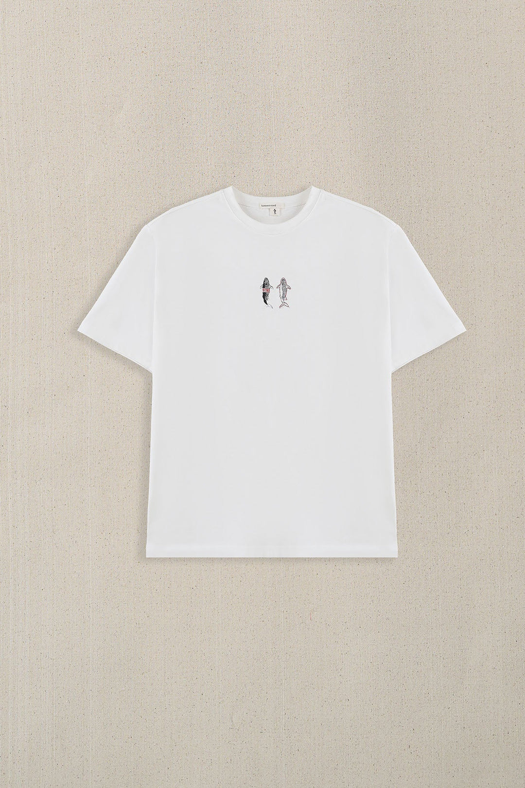 OFF WHITE FISH MARKET TEE