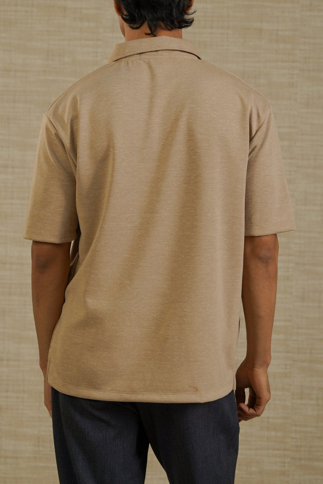 BEIGE EVERYDAY KNIT POLO