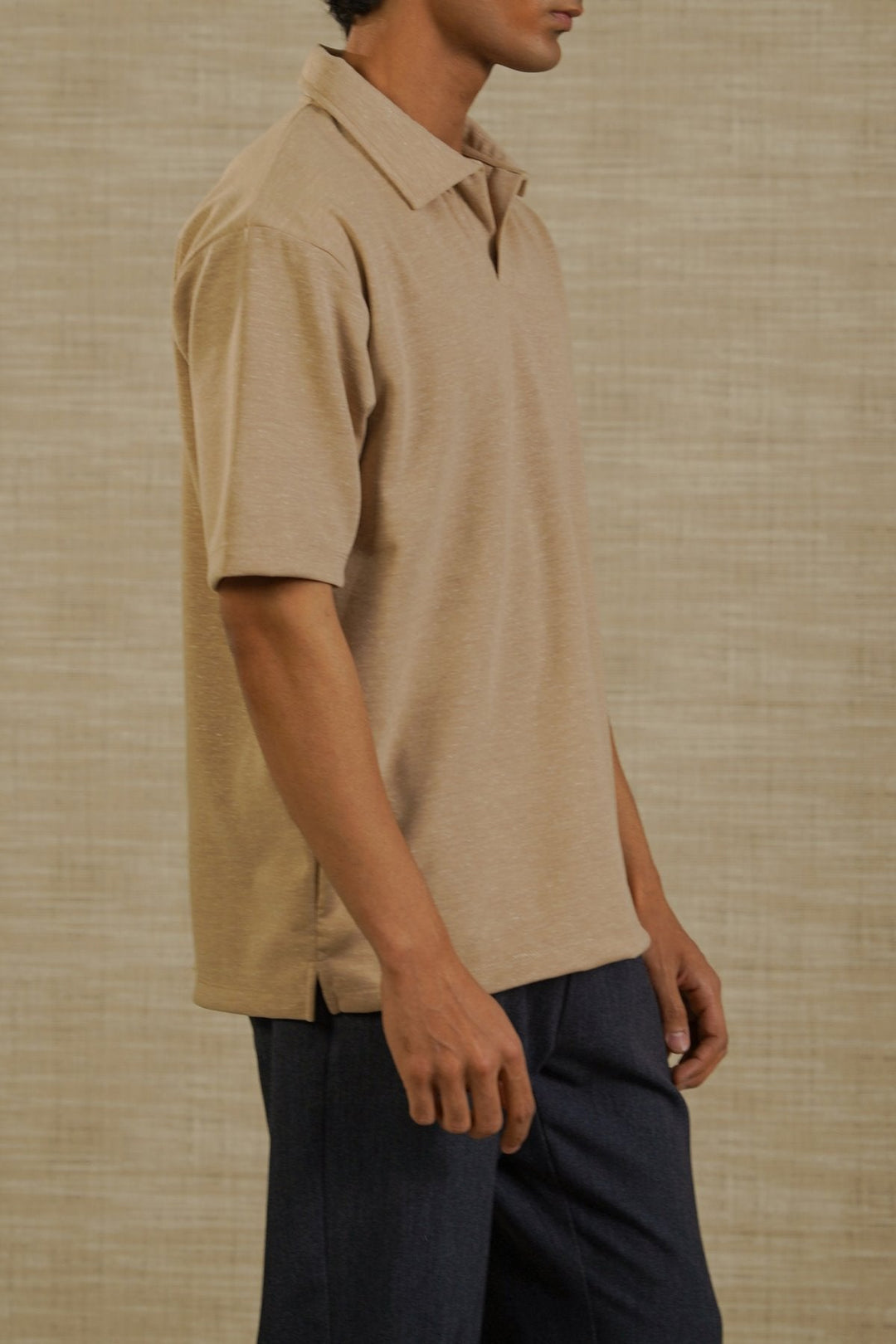 BEIGE EVERYDAY KNIT POLO