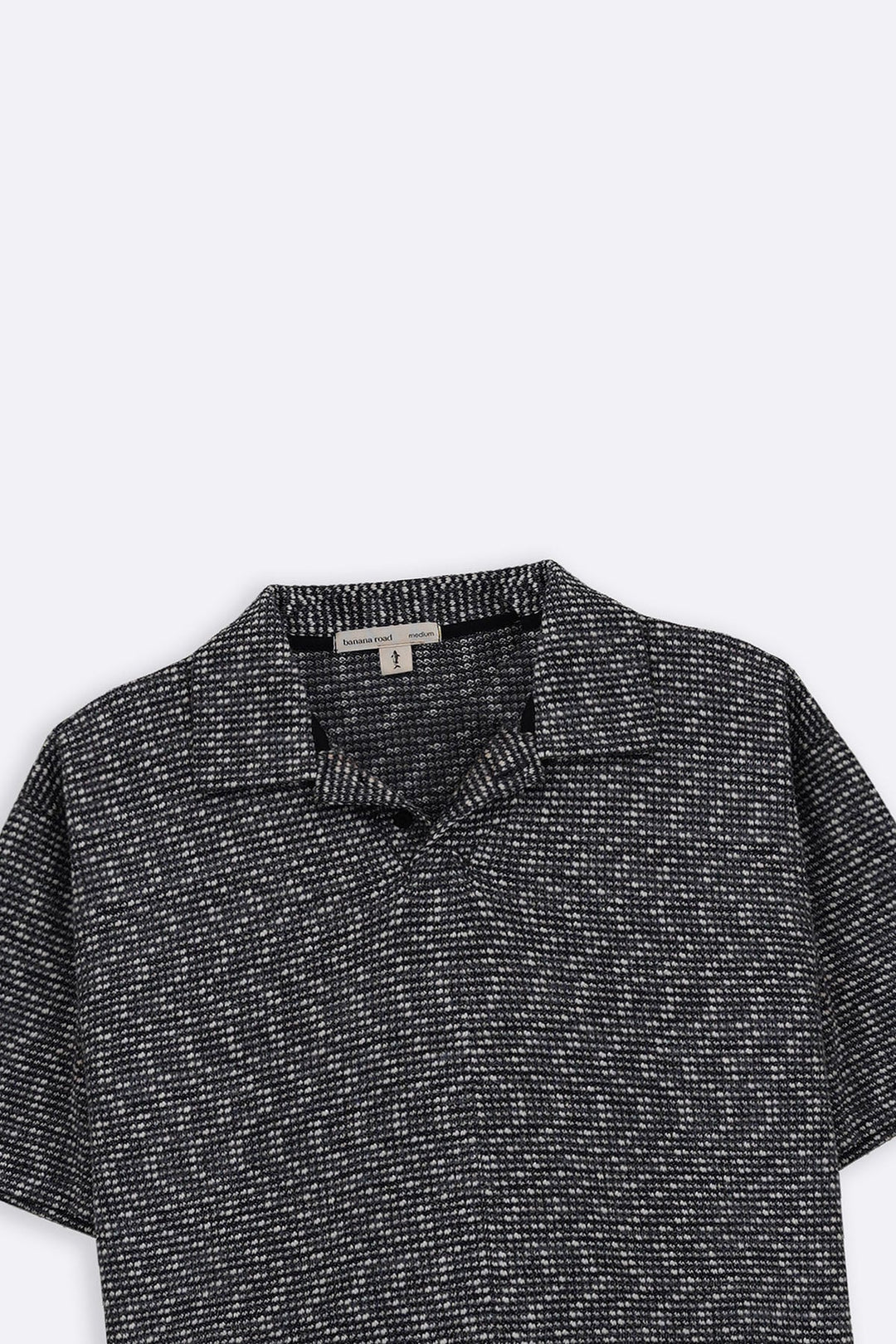 GREY LUXE KNIT POLO