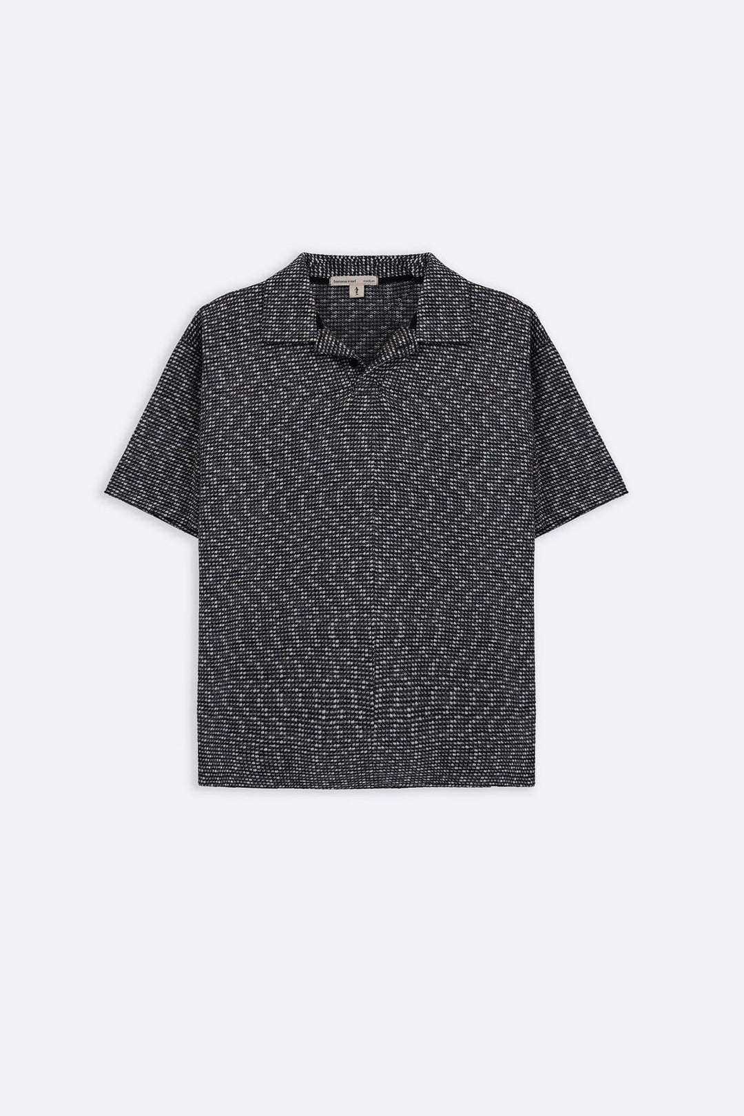 GREY LUXE KNIT POLO