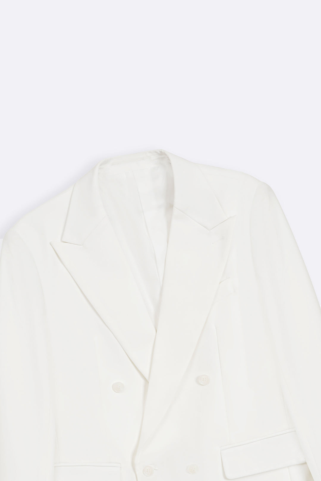 OFF WHITE DOUBLE-BREASTED BLAZER
