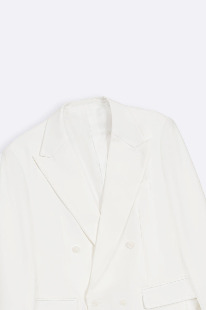 OFF WHITE DOUBLE-BREASTED BLAZER