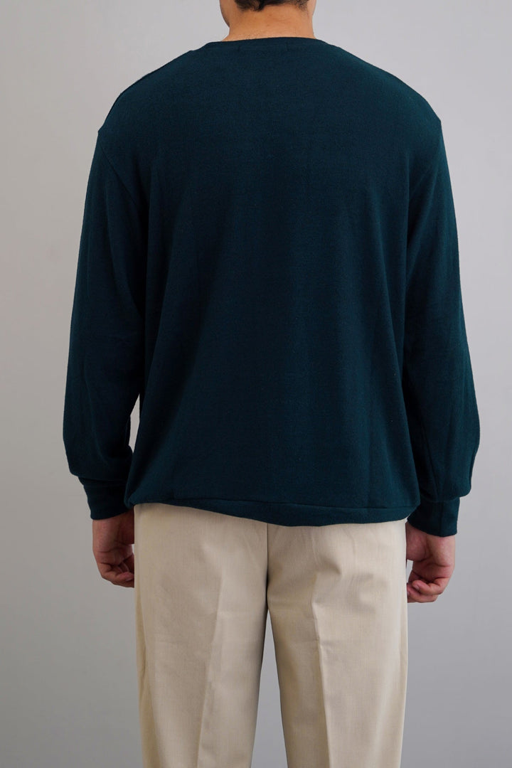 GREEN BASIC SWEATSHIRTS