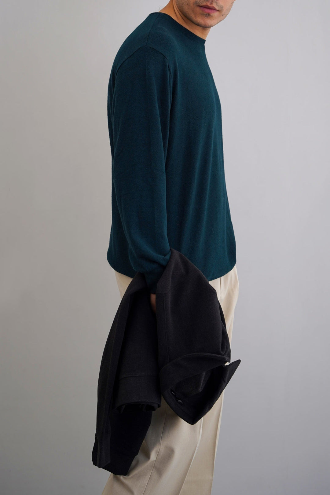 GREEN BASIC SWEATSHIRTS