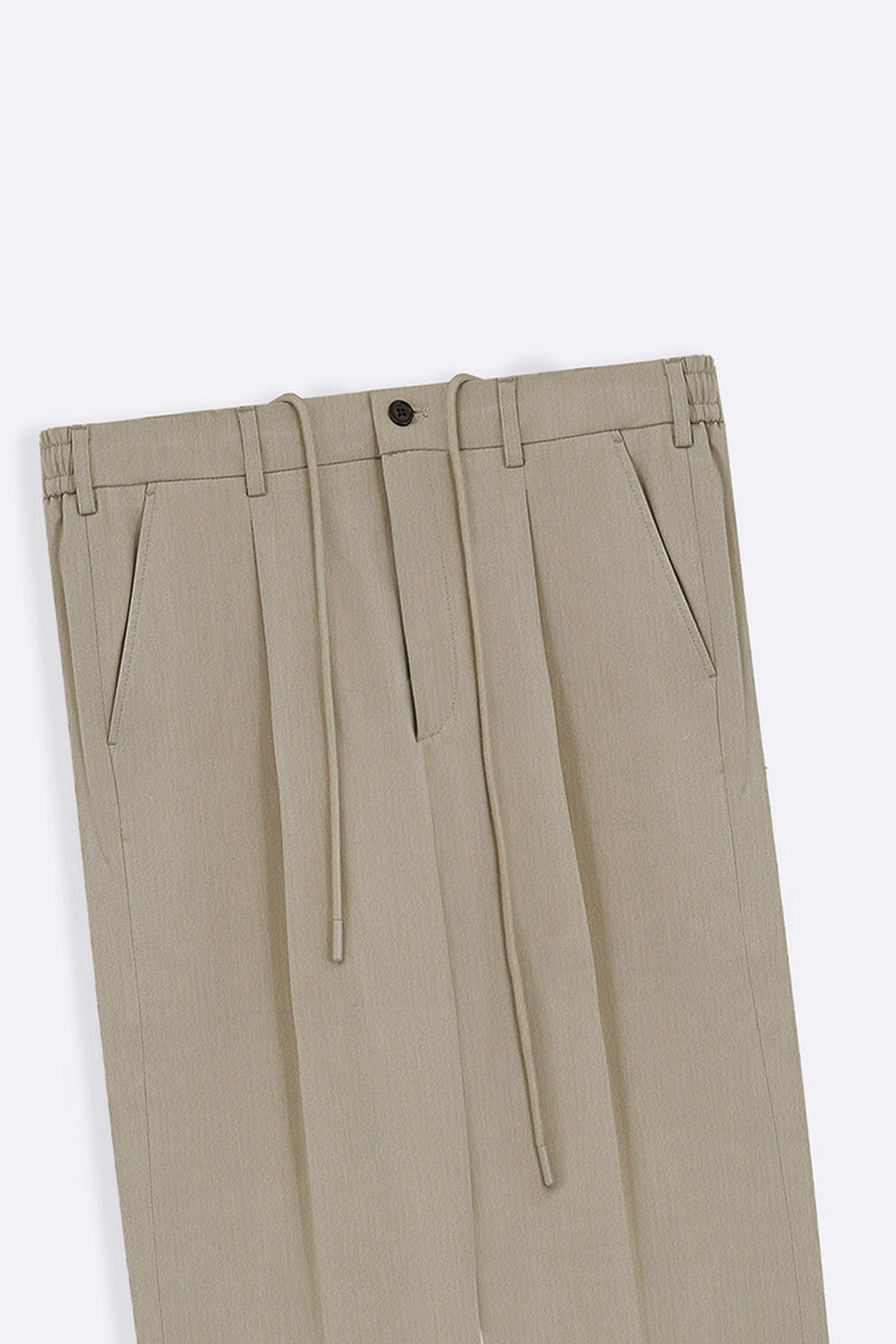 BEIGE TAILORED EASY PANTS