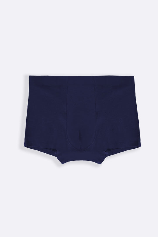 NAVY SEAMLESS BOXERS