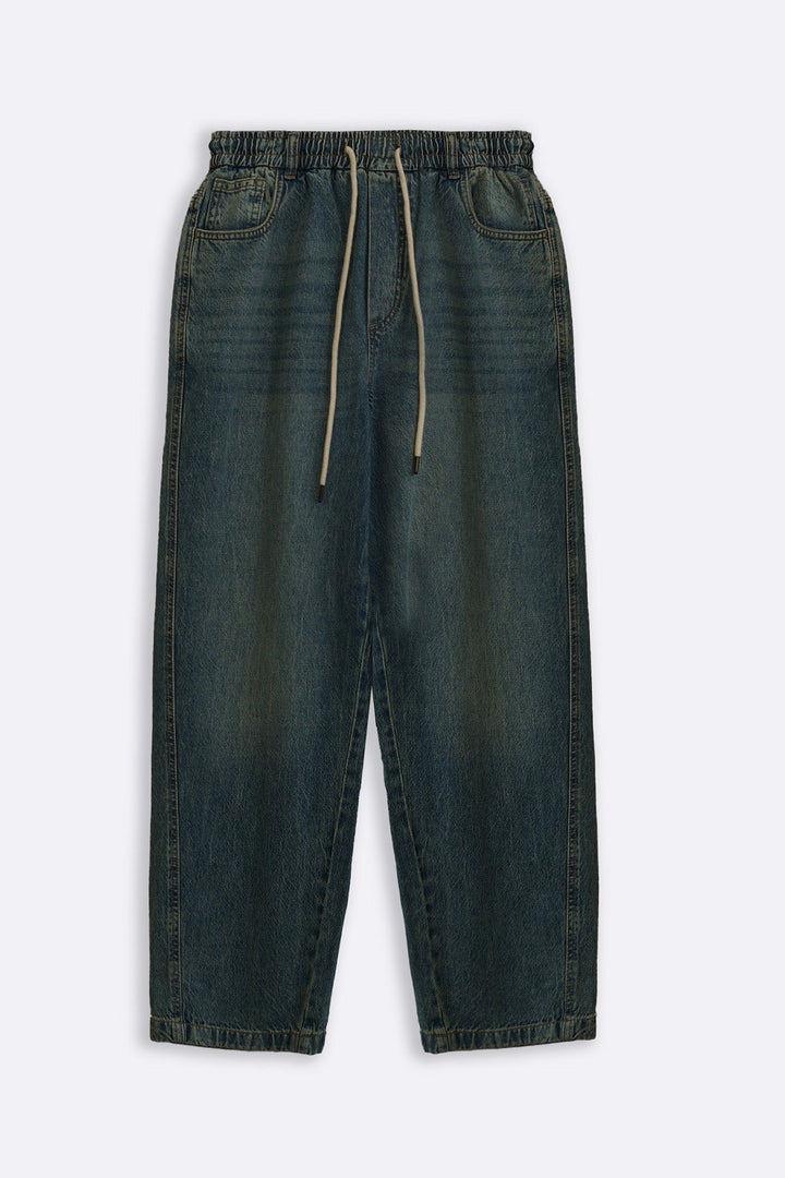 BLUE EASY BARREL JEANS